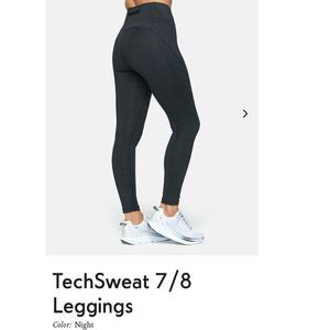 Outdoor Voices TechSweat 7/8 Leggings in Night, S